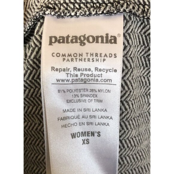 Patagonia Active Herringbone Dress Women's XS Gray Activewear Pockets Granola - Picture 6 of 9